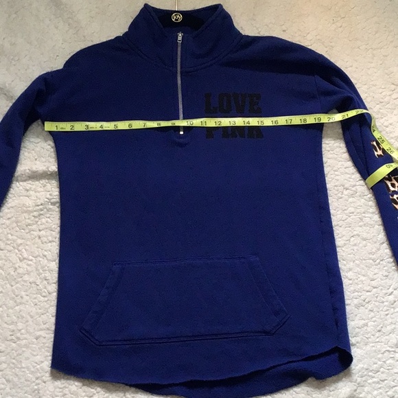 PINK Leopard Animal Accent Sweatshirt - Picture 9 of 10